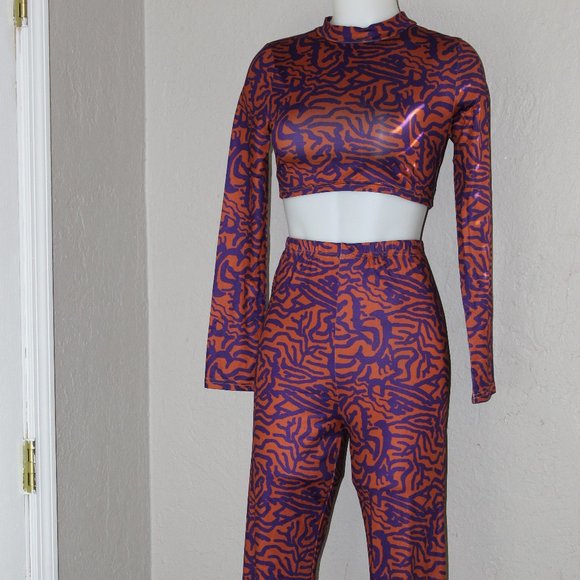 Printed top & Pants Set